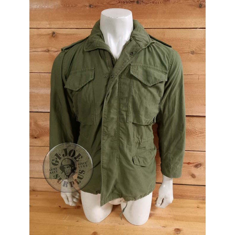 M65 VINTAGE!!! M65 JACKET OLIVE SMALL