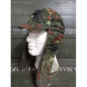 GERMAN ARMY FLECKTARN CAMO WINTER CAP NEW