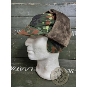 GERMAN ARMY FLECKTARN CAMO WINTER CAP NEW