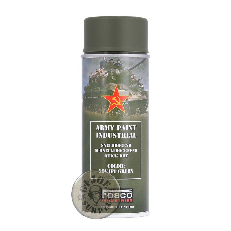 SPRAY PINTURA 400ml "US ARMY 1942" SPRAY PINTURA 400ml "VERDE SOVIETICO"