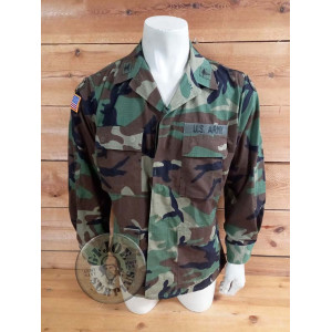 PEÇA UNICA!!! JAQUETA BDU WOODLAND "2ond MEDICAL" MEDIUM
