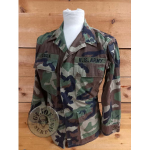 PIEZA UNICA!!! CHAQUETILLA BDU WOODLAND "INDIAN HEAD DIV" US ARMY XSMALL