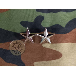 US ARMY RANK BADGE 2 STARS GENERAL