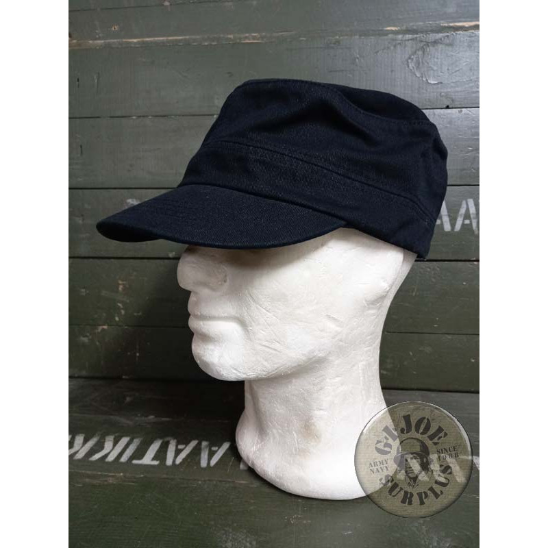 BDU CAP REPRO "COTTON" BLACK COLOUR