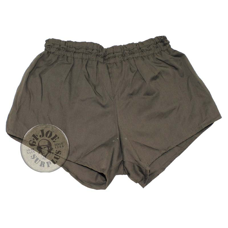 GERMAN ARMY SPORTS SHORTS AS NEW AUSTRIAN ARMY GREEN SPORT SHORTS AS NEW