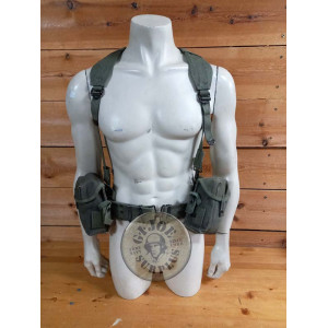 BRITISH ARMY M1958 COMBAT SYSTEMA USED GREECE ARMY "US M1956 STYLE"" COMPLETE COMBAT SYSTEM USED
