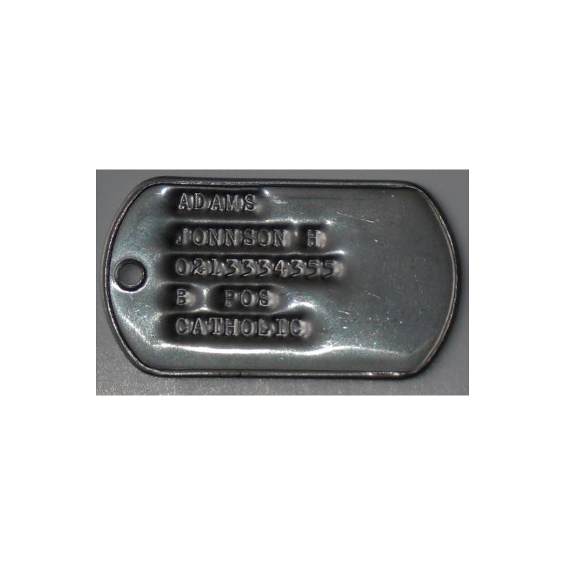 CHAPA IDENTIFICACIÓN "DOG TAG"