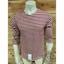 CAMISETA M/LARGA RALLAS "TELNYASHKA"  ROJO