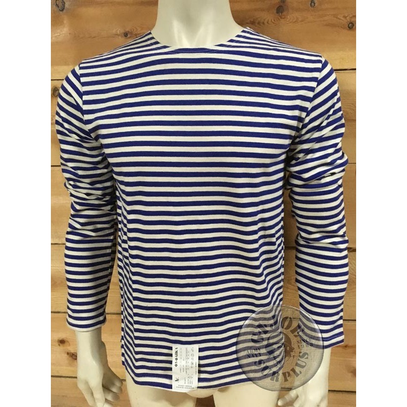 CAMISETA M/LARGA RALLAS "TELNYASHKA"  AZUL CELESTE