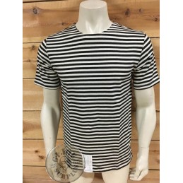 CAMISETA M/ CORTA RALLAS "TELNYASHKA"  NEGRO
