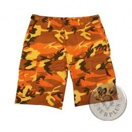 SHORTS CARGO "BDU REFORÇOS" CAMUFLATGE TORONJA