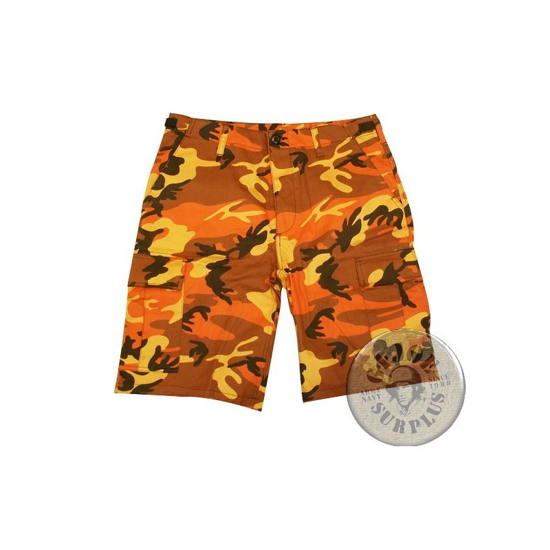 SHORTS CARGO "BDU REFORÇOS" CAMUFLATGE TORONJA