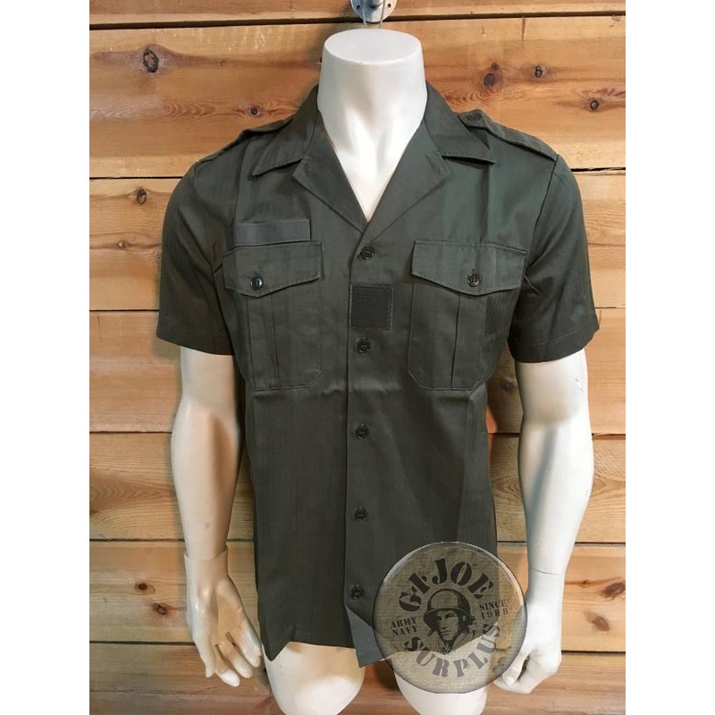 FRENCH ARMY OG S/S SHIRT USED