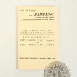 MANUAL DE USO y CUIDADO DEL FUSIL M1 GARAND EDICION DE 1969 NUEVOS