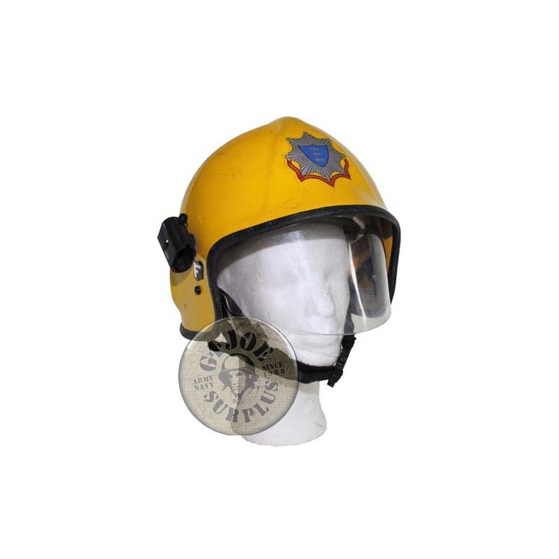 SCHONE FIREFIGHTERS HELMET USED