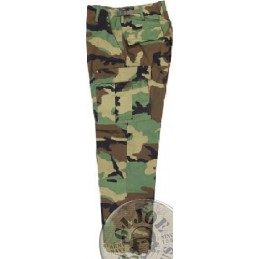 BDU TROUSERS COTTON WOODLAND NEW