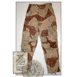 !!! NUEVOS GENUINOS y RARISIMOS US ARMY!!! PANTALONES BDU ORIGINALES US ARMY "DESERT 6 COLORES" NUEVOS