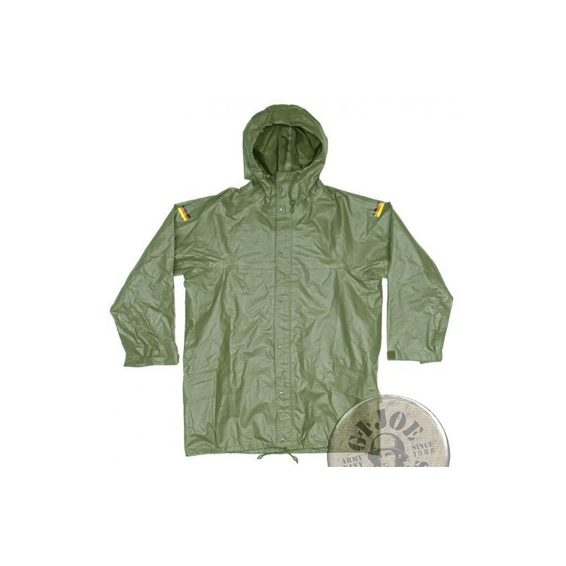 PARKA IMPERMEABLE ANTIESTATICA EJERCITO ALEMAN VERDE NUEVAS