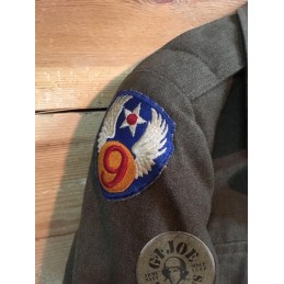 COLLECTORS ITEM /IKE JACKET USAAF 9TH AIR FORCE