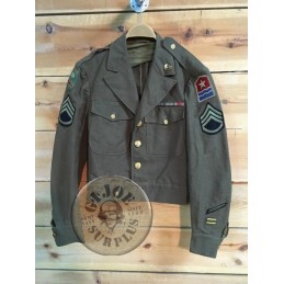 COLLECTORS ITEM /CUSTOMIZED IKE JACKET US ARMY PERSIAN GULF