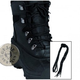 CORDONES BOTA 180 CMS 100% ALGODON COLOR NEGRO