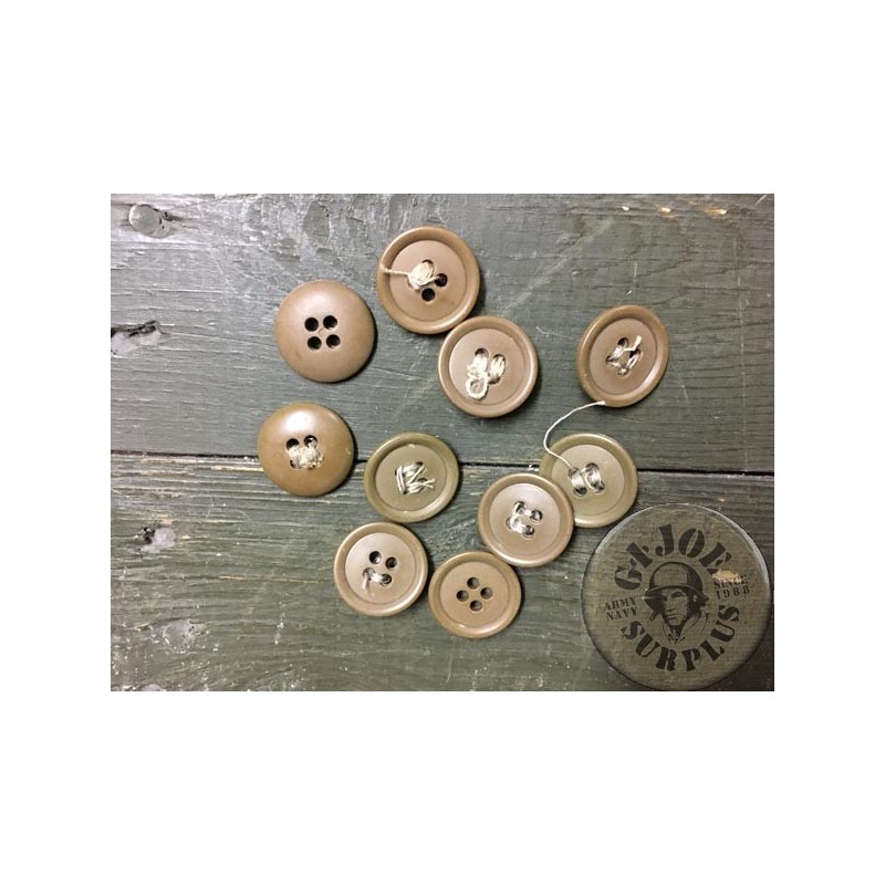 BRITISH ARMY PLASTIC BUTTONS X10
