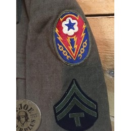 COLLECTORS ITEM /IKE JACKET US ARMY WWII "ADSEC"