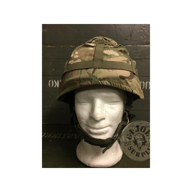 MTP CAMO COVERS FOR THE BRITISH ARMY KEVLAR HELMET "MK7" USED