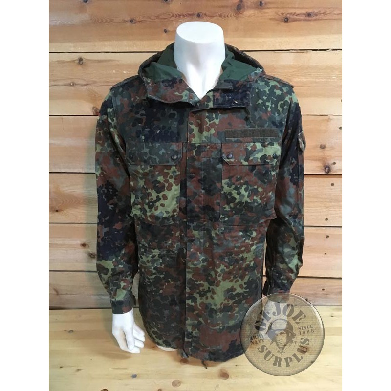 FUNDA PARKA CAMO FLECKTARN EJERCITO ALEMAN NUEVAS
