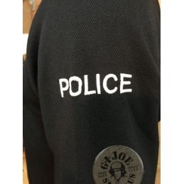 CAMISETAS TACTICAS TIPO UBAC "POLICE" GRAN BRETAÑA USADAS SUPER GRADO1  COLOR NEGRO