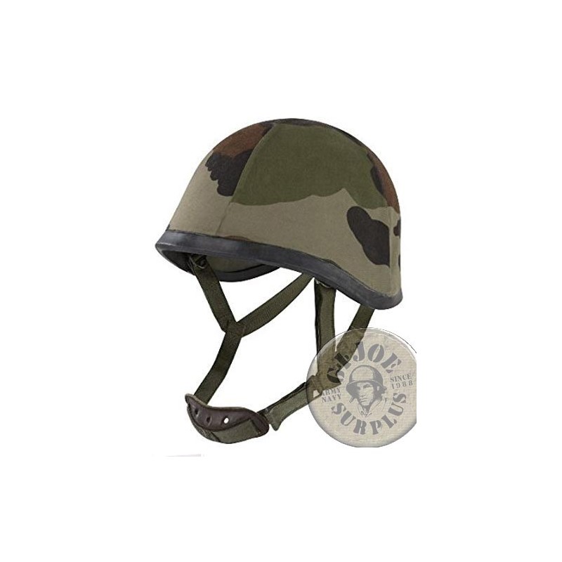 HELMET COVER IN CEE CAMO FOR THE FRENCH ARMY F1 IRON HELMET
