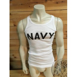 ORIGINAL ARMY  TANK TOPS WITH PRINT ON /NAVY