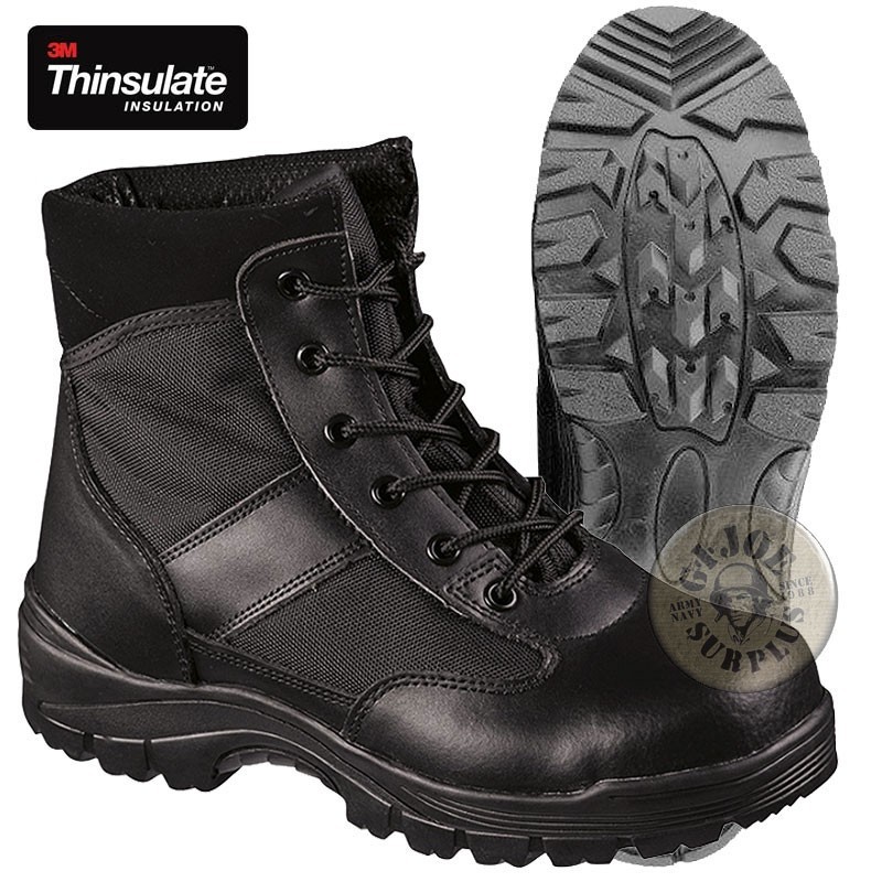 TACTICAL BLACK SECURITY LOW BOOTS