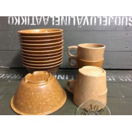 SETS BOL+ TAZA MELANINA "US ARMY GUERRA DE KOREA-VIETNAM" USADOS