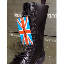 "INVADER" LEATHER 14 HOLES BOOT