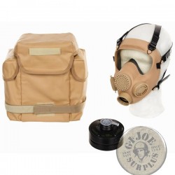 MP5 FRENCH  ARMY DESERT GAS MASK AS NEW