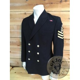 ROYAL NAVY SERGEANT CHIEF PETTY OFFICER OFFICERS JACKET AS NEW /COLLECTORS ITEM