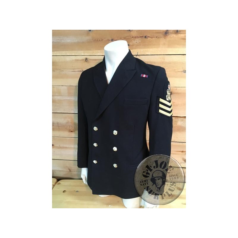 ROYAL NAVY SERGEANT CHIEF PETTY OFFICER OFFICERS JACKET AS NEW /COLLECTORS ITEM