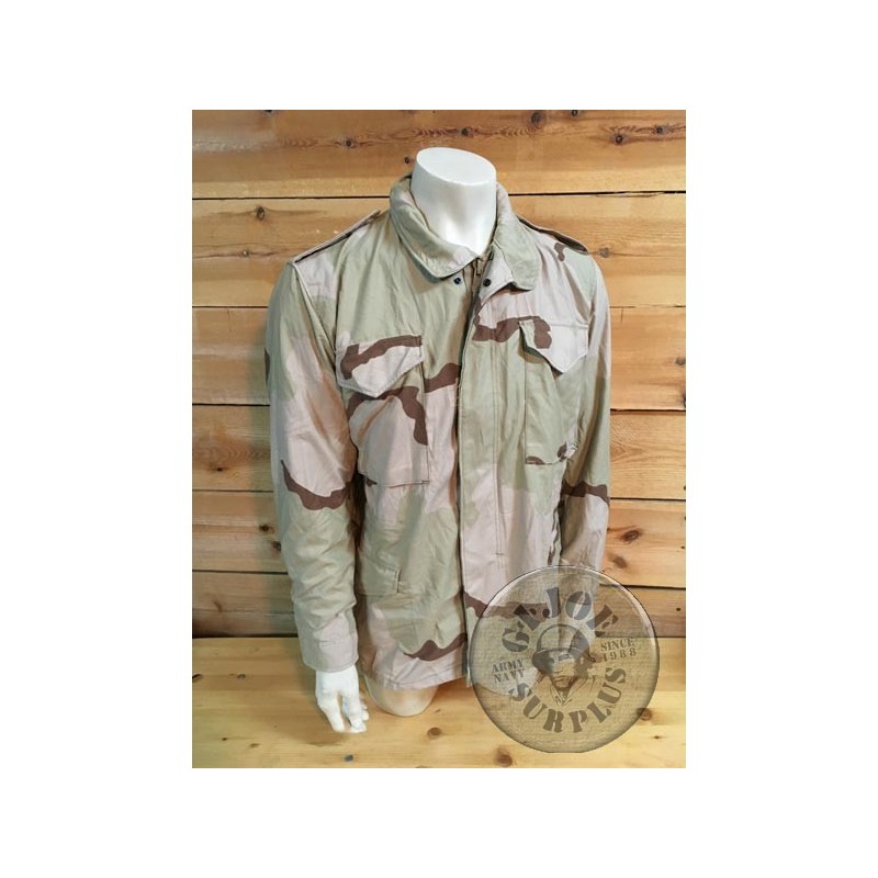 M65 JACKET 3 COLORS DESERT CAMO US ARMY NEW