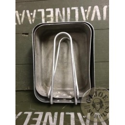 DUTCH ARMY 2 PIECES MESS KIT "BRITISH STYLE" USED SUPRE GRADE1 CONDITION