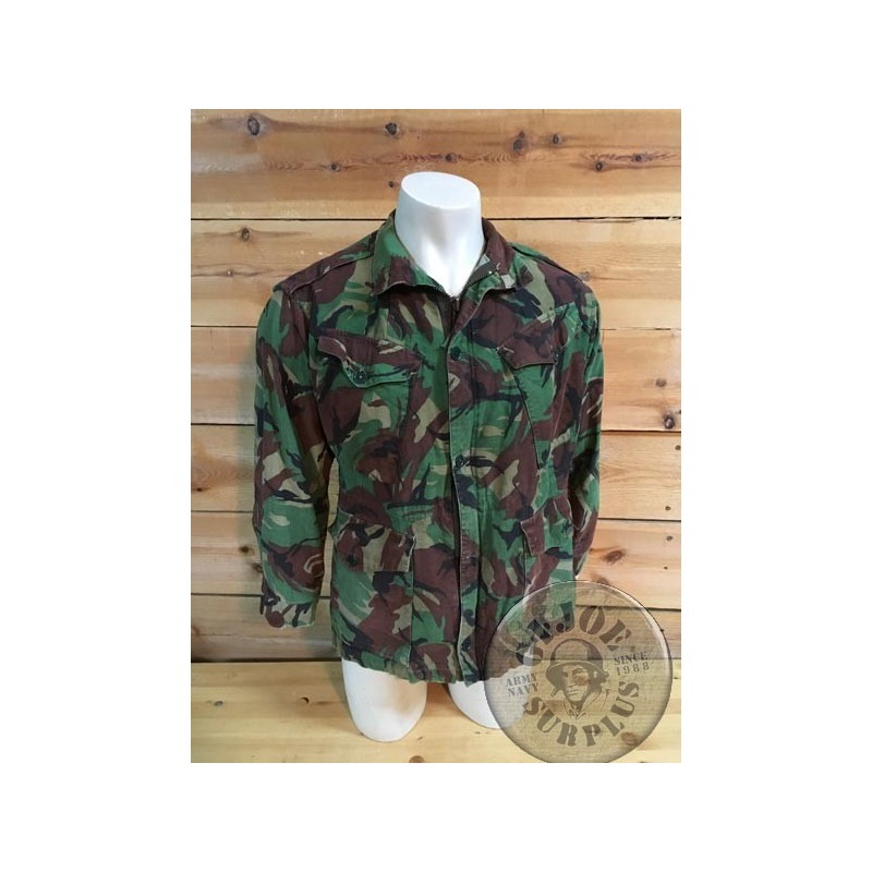 BRITISH ARMY  DPM CAMO M1968 JACKET SIZE 2 USED GREAT CONDITION