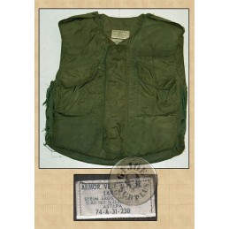 US ARMY M1969 FRAG VEST SIZE LARGE USED /COLLECTORS ITEM