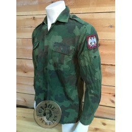 SERBIAN ARMY M89/93 CAMO COMBAT SHIRTS USE CONDITION
