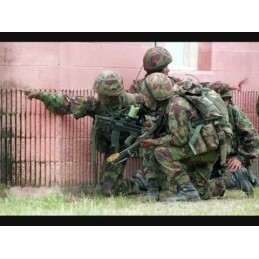 FUNDA CAMO DPM PARA CASCO EJERCITO  BRITANICO "KEVLAR MK6" NUEVAS