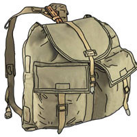 ARMY SURPLUS RUCKSACK COVERS AND STRAPS