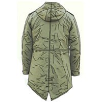 PARKAS DE COLOR VERD i ALTRES COLORS LLISOS